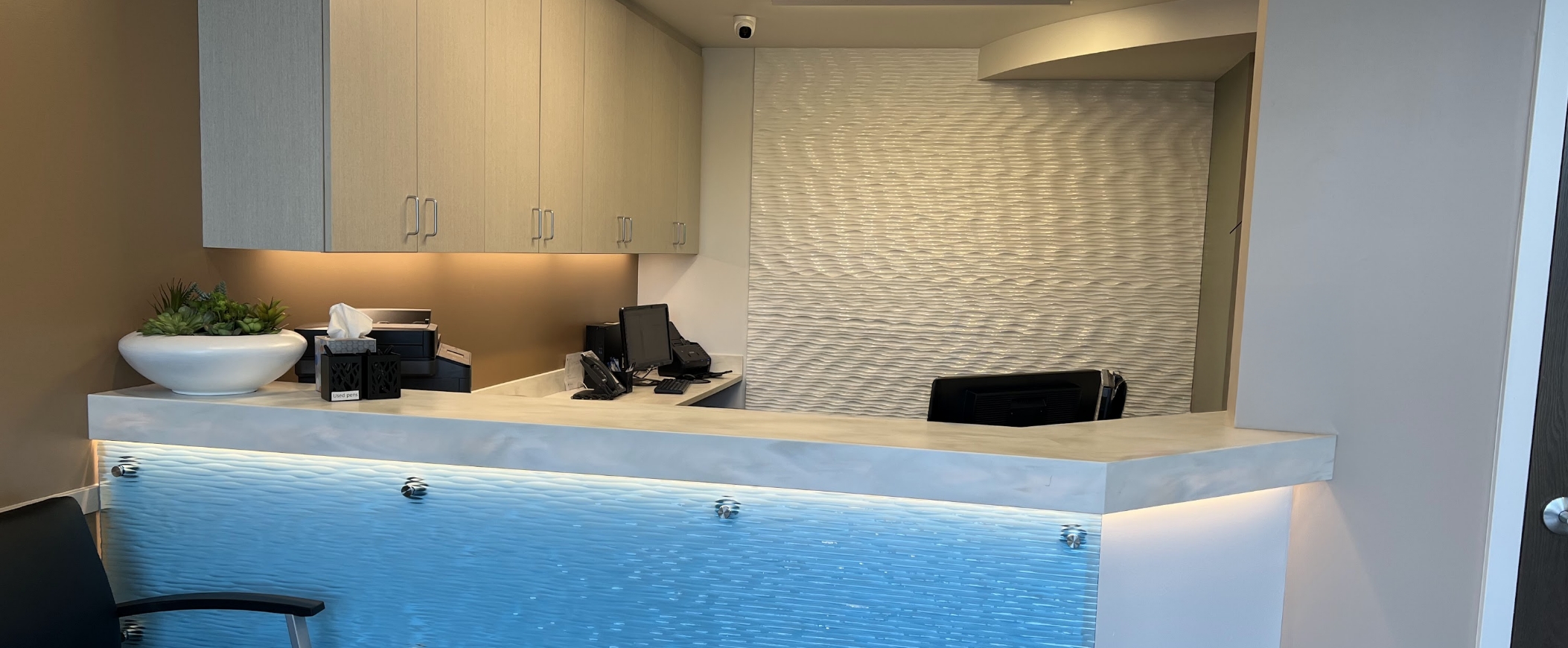 Front desk at Four Corners Family Dentistry